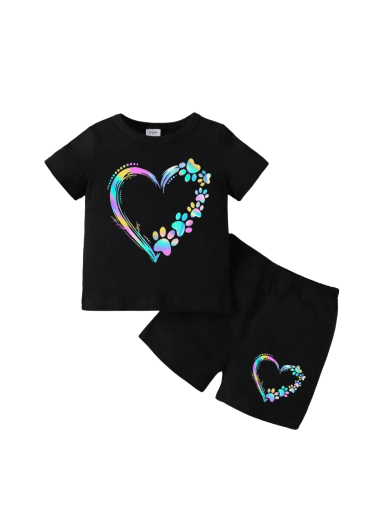 Baby & Kids 2pcs Printed T-shirt Set (3mths - 6yrs) - Childrengoods