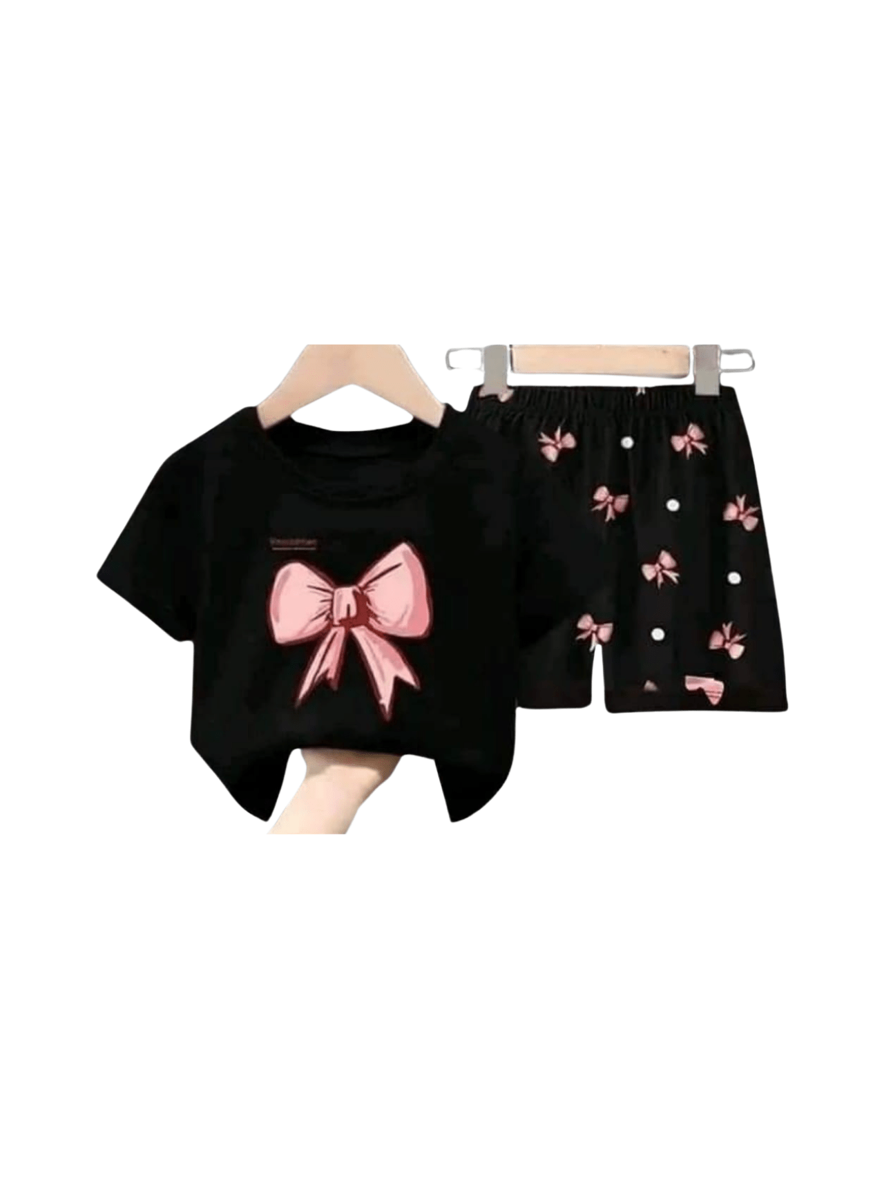 Baby & Kids 2pcs Printed T-shirt Set (3mths - 6yrs) - Childrengoods