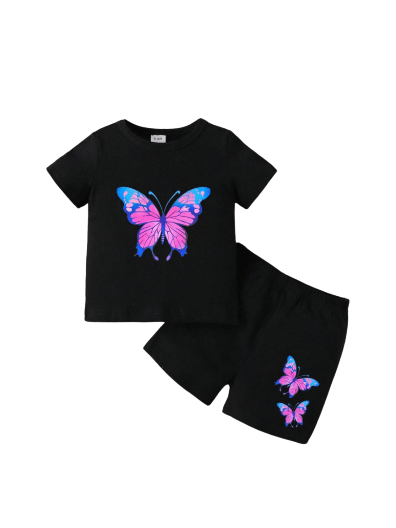 Baby & Kids 2pcs Printed T-shirt Set (3mths - 6yrs) - Childrengoods