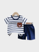 Baby/Toddler Navy Stripe T-Shirt & Shorts Set | Nautical