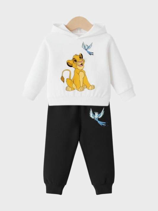 Cozy Disney The Lion King Simba Hoodie and Jogger Set for Kids