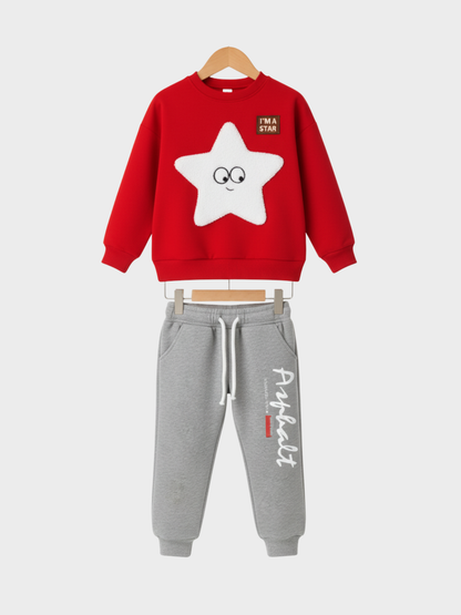 Boys' "I'm A Star" Sweatshirt & Joggers Set