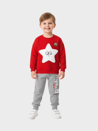 Boys' "I'm A Star" Sweatshirt & Joggers Set