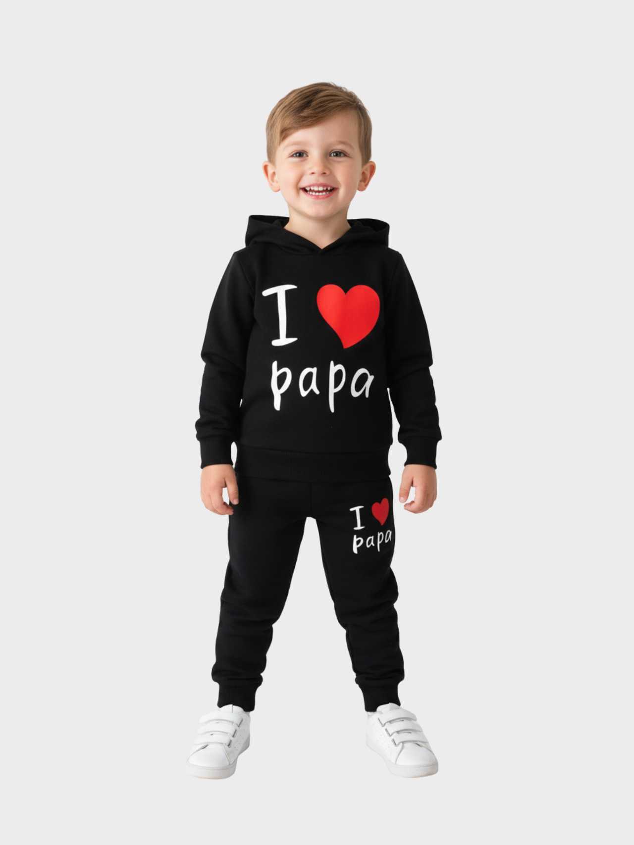 Baby/Toddler "I Love Papa" Hoodie & Joggers Set