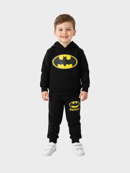 Official DC Batman Logo Hoodie & Joggers Set
