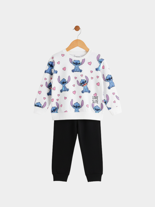 Stitch 'Love Slite' Sweatshirt & Joggers Set
