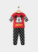 Classic Mickey Mouse Red Tee & Patterned Joggers Set