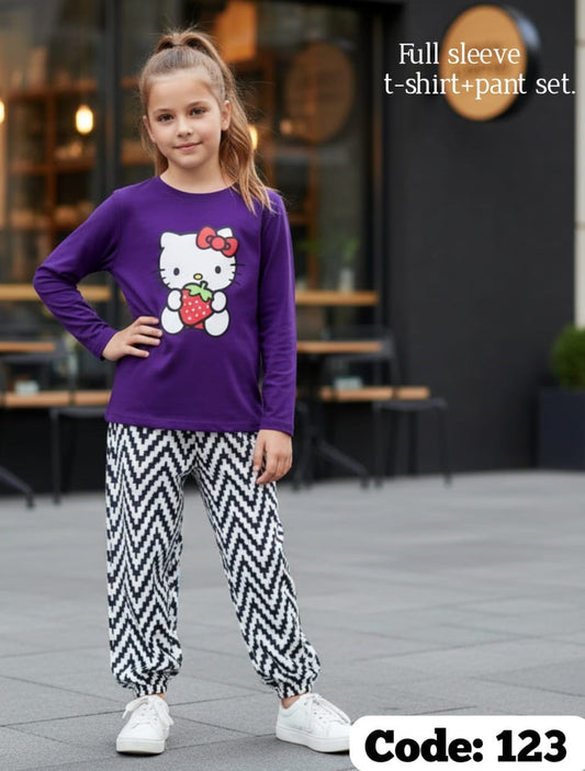 Long T-Shirt & Long Pant Set