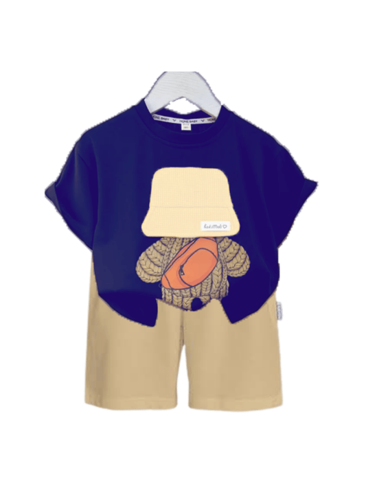 Baby & Kids 2pcs Printed T-shirt Set (3mths - 6yrs) - Childrengoods