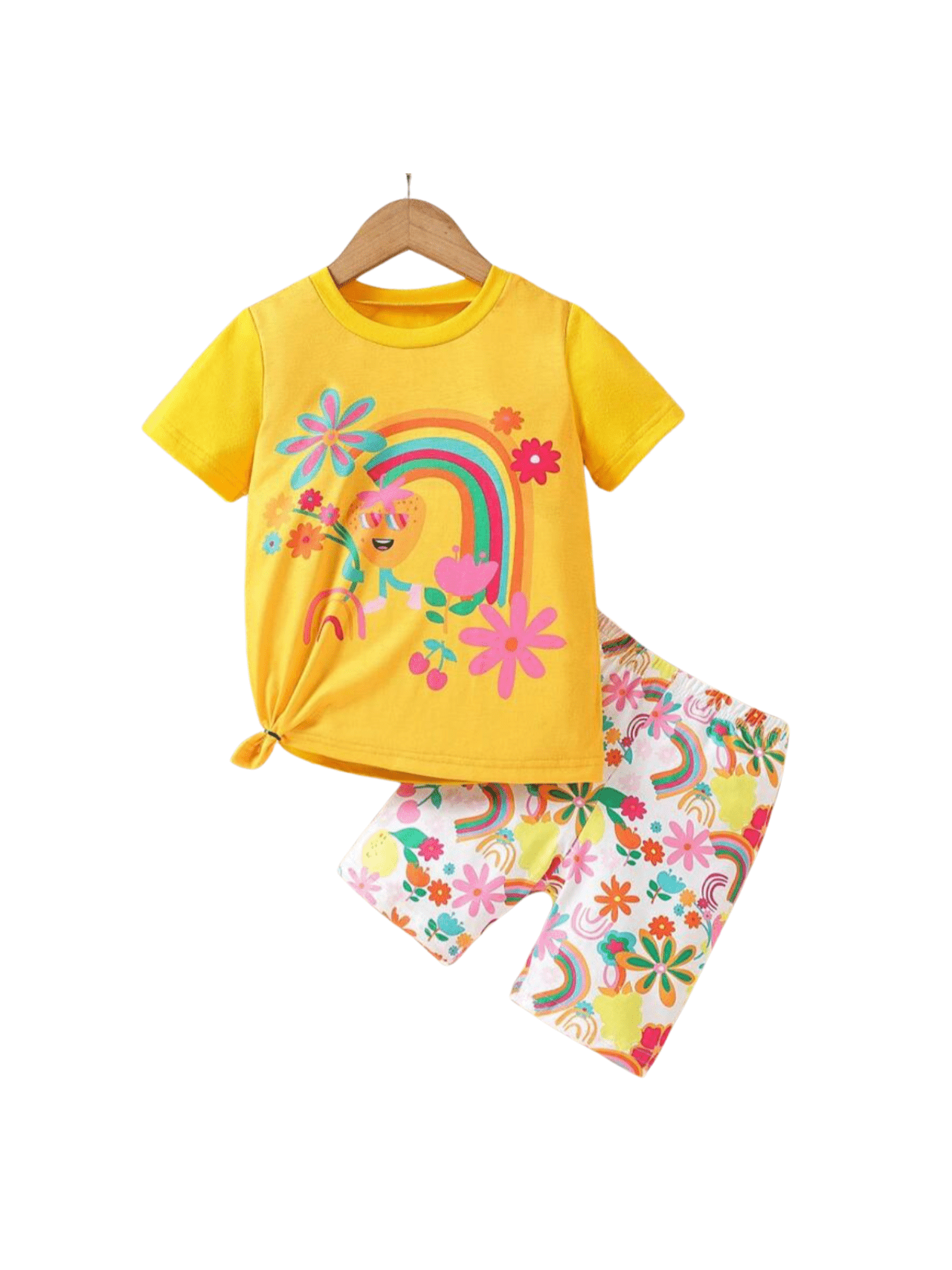 Baby & Kids 2pcs Printed T-shirt Set (3mths - 6yrs) - Childrengoods