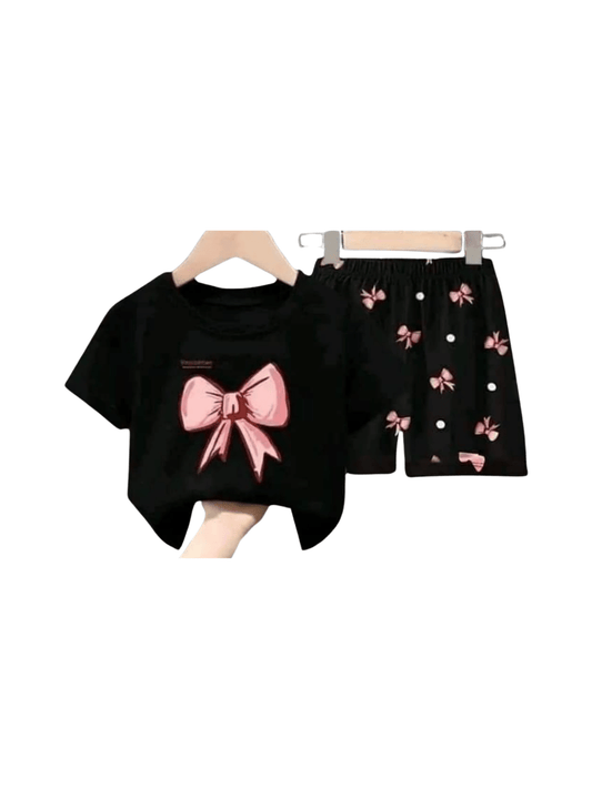 Baby & Kids 2pcs Printed T-shirt Set (3mths - 6yrs) - Childrengoods