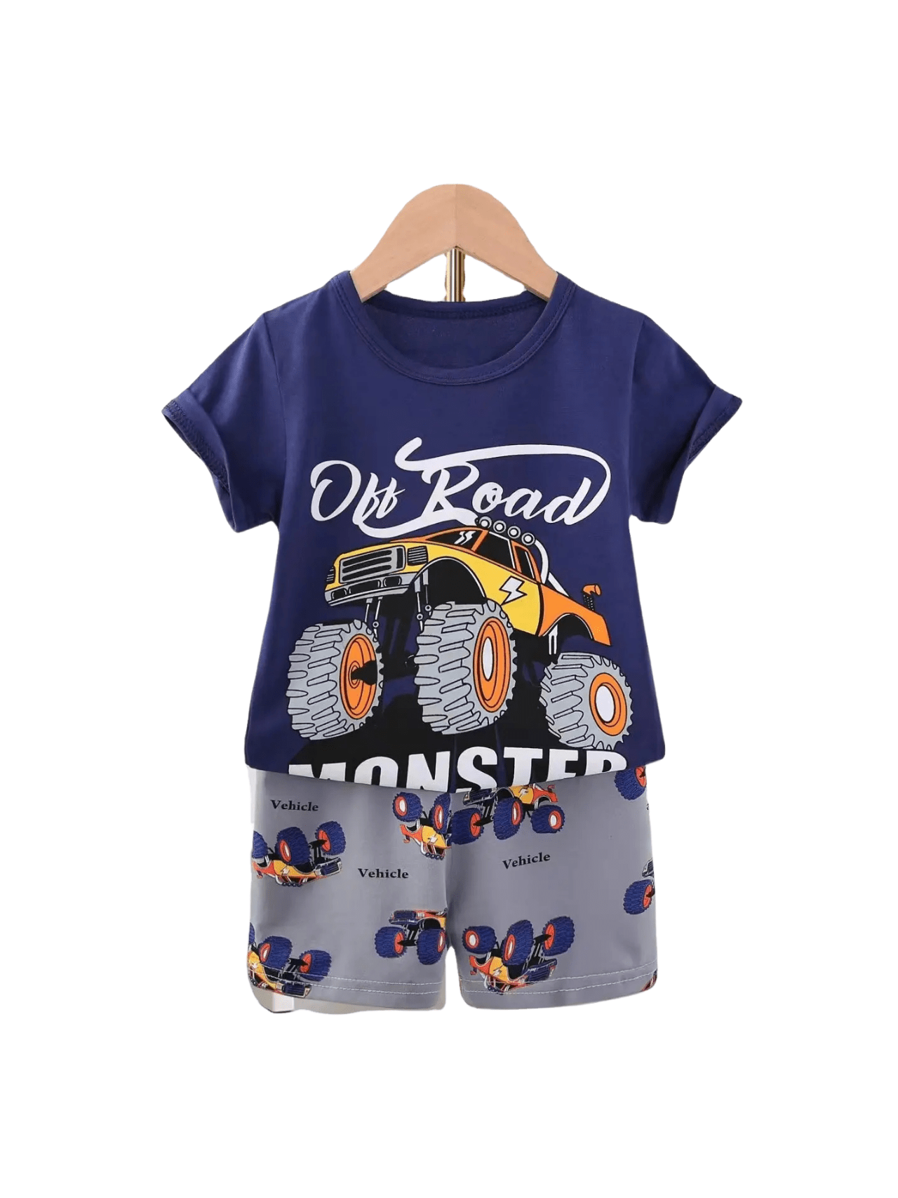 Baby & Kids 2pcs Printed T-shirt Set (3mths - 6yrs) - Childrengoods