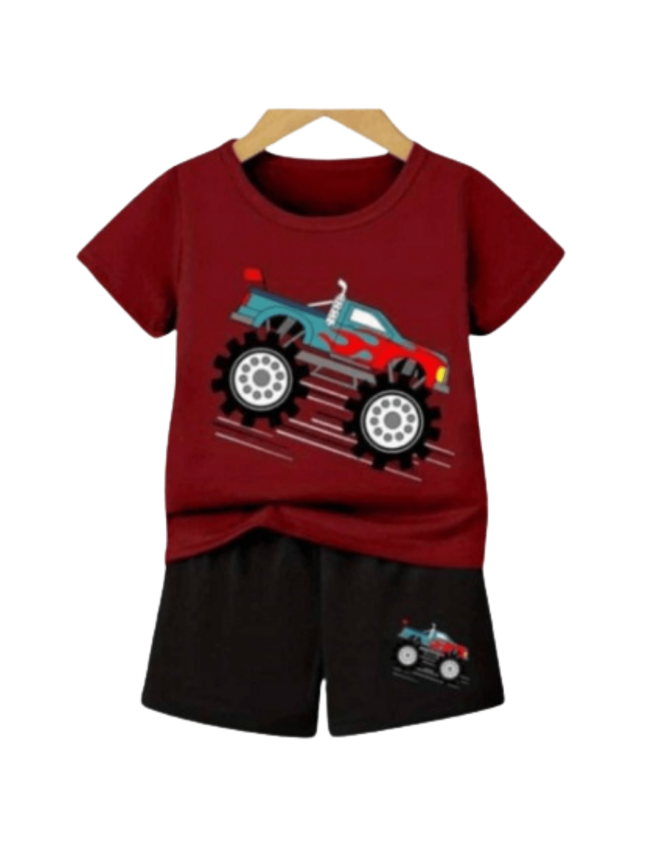 Baby & Kids 2pcs Printed T-shirt Set (3mths - 6yrs) - Childrengoods
