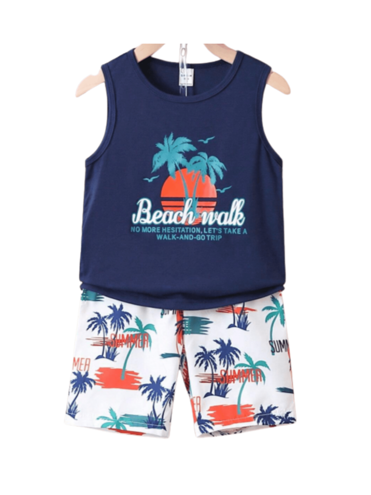 Baby & Kids 2pcs Printed T-shirt Set (3mths - 6yrs) - Childrengoods