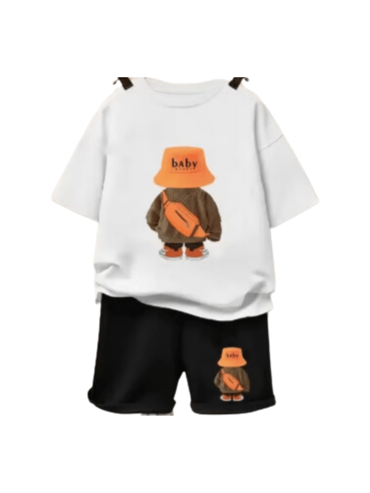 Baby & Kids 2pcs Printed T-shirt Set (3mths - 6yrs) - Childrengoods