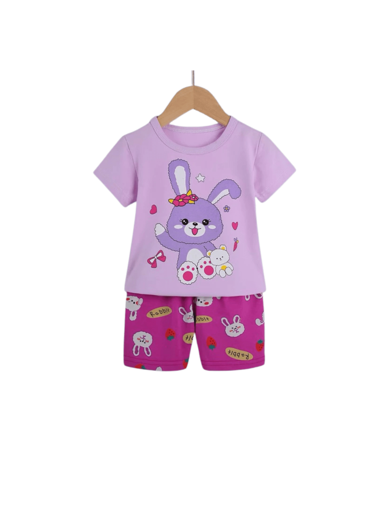 Baby & Kids 2pcs Printed T-shirt Set (3mths - 6yrs) - Childrengoods