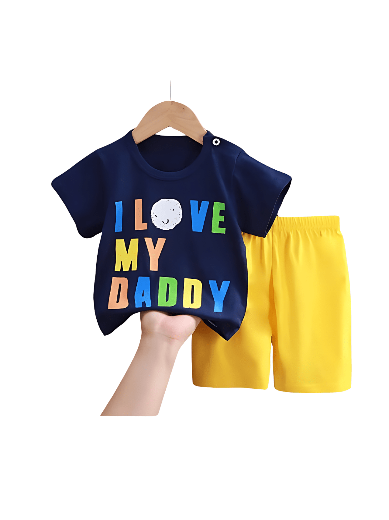 Baby & Kids I Love My Daddy T-shirt Set (3mths - 6yrs) - Childrengoods